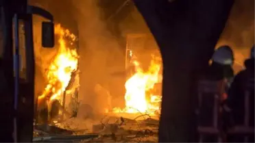 Ankara'daki Patlama Yerinden İlk Görüntüler
