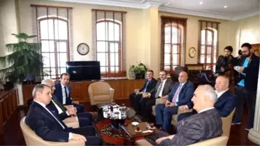 Judo ve Boks Federasyonu Başkanları Başkan Yılmaz'ı Ziyaret Etti