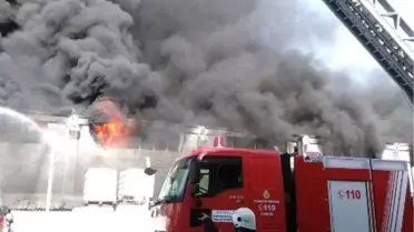 Kahramanmaraş'ta Fabrika Yangını