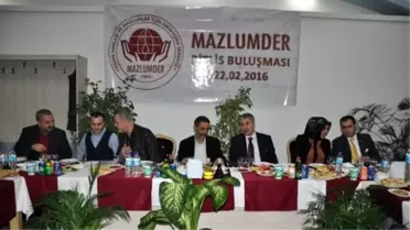 Mazlumder Tatvan'da Stk'larla Bir Araya Geldi
