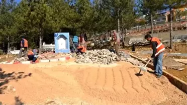 Moymul Mezarlığı'nda Parselasyon Çalışması