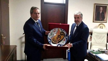Ali İhsan Ertaş, Diyanet İşleri Başkan Yardımcısı Yılmaz'ı Ziyaret Etti