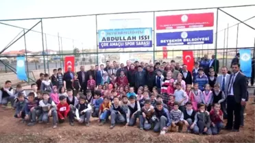 Karaali Mahallesi Abdullah Issı Çok Amaçlı Spor Sahası Hizmete Açıldı
