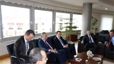 Kaymakam Özer, Başkan Yemenici'yi Ziyaret Etti