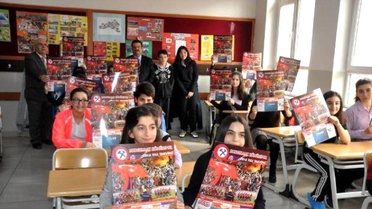 Ortaokul Öğrencilerinden Zonguldak Kömürspor'a Destek