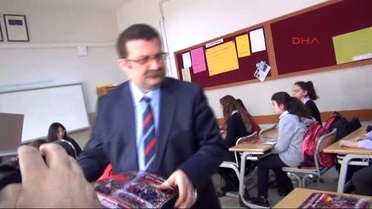 Ortaokul Öğrencilerinden Zonguldak Kömürspor'a Destek