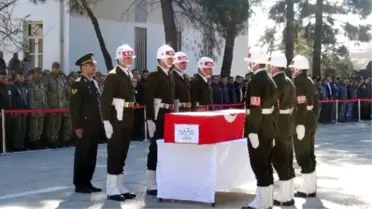 Şehit Astsubay Memleketine Uğurlandı