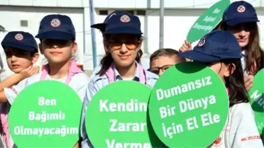 Çocuklar 'Dumansız Bir Dünya İstiyoruz' Diye Haykırdı