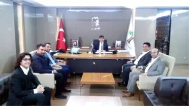 Genç Tümsiad'dan Başkan Rıdvan Fadıloğlu'nu Ziyaret