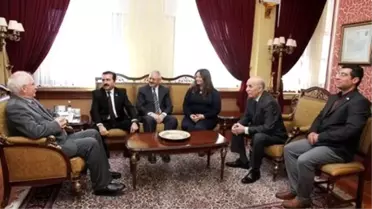 Yeşilay Cemiyeti ve Smmo Vali Barut'u Ziyaret Etti