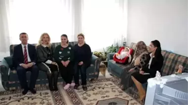 Kaymakam Sırmalı Şehit Ailelerini Ziyaret Etti