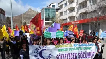 Tunceli'de Kadınlar Günü Kutlaması