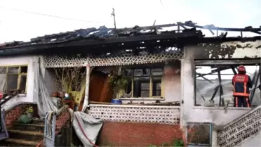 Gaz Kaçıran Mutfak Tüpü Evi Yaktı