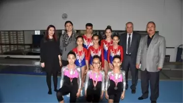 Okullararası Aerobik Cimnastik İl Birinciliği Tamamlandı