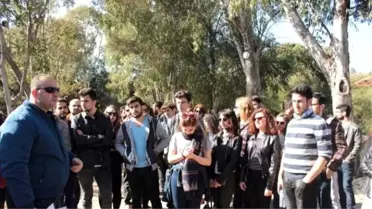 Geleceğin Mimarları Didim'deki Orman Kampını Gezdi