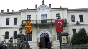 Makedonya'da Atatürk'ün Mezun Olduğu Askeri İdadide Tören