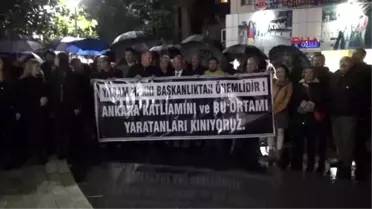 Manisa - CHP'nin Manisa'daki Ankara Saldırısı Protestosunda Yol Tartışması