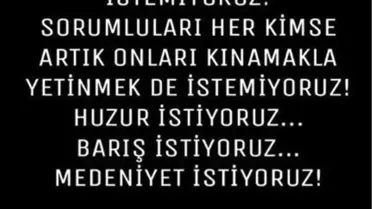 Ünlü İsimlerden Teröre Tepki