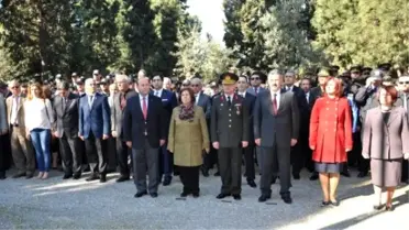Aydın'da Şehitler Törenle Anıldı