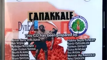 Öğrencilerden 'Çanakkale' Adlı İngilizde Cd