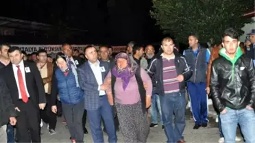 Alanya Şehidini Konvoyla Karşıladı