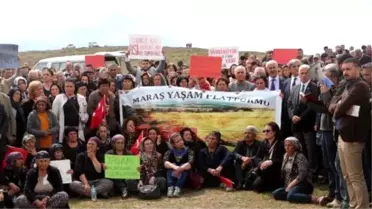 CHP'lilerden Konteyner Kentin Kurulacağı Alana Karşı Çıkan Mahalleliye Destek