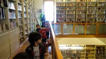 Turabiba Kütüphanesi'nde Miniklere Atölye Çalışması