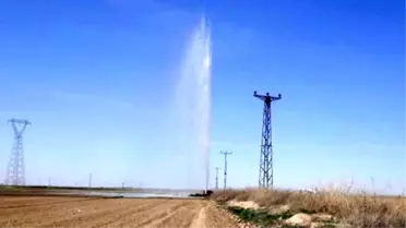 Kuyudan 40 Metre Yüksekliğe Su ve Karbondioksit Fışkırdı