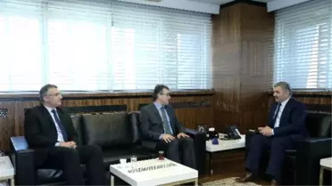 Tübitak Heyeti Başkan Çelik'i Ziyaret Etti