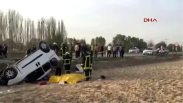 Konya Cenaze Aracı ile Hafif Ticari Araç Çarpıştı: 4 Ölü, 2 Yaralı