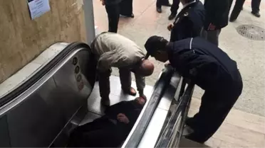 Yürüyen Merdivende Dehşet Anları