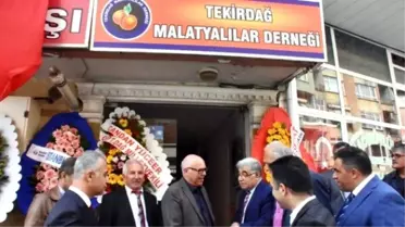 Süleymanpaşa'da Tekirdağ Malatyalılar Derneği Açıldı