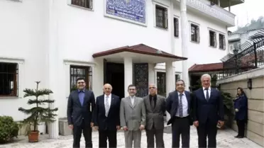 Hopa Heyeti'nden İran Konsolosluğu'na Hem Ziyaret Hem Ticaret