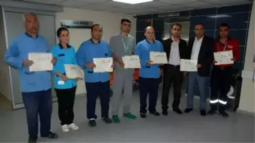 Selahattin Eyyubi Hastanesi'nde Ayın Personellerine Teşekkür Belgesi
