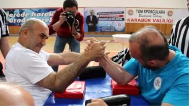 Bedensel Engelliler Türkiye Bilek Güreşi Şampiyonası Sona Erdi