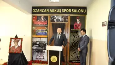 GKV'de Ozancan Akkuş Spor Salonu hüzünlü açılış
