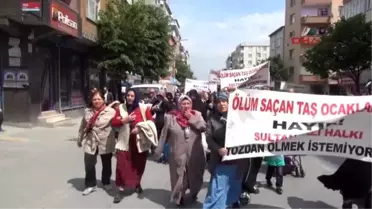 Tozdan Ölmek İstemiyoruz' Eyleminde Gerginlik