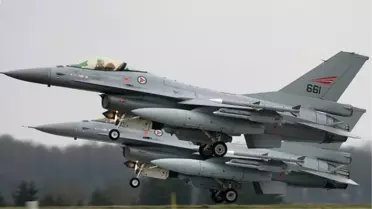 F-16 Savaş Uçağı Bu Sefer Yaşam Kurtarmak İçin Uçtu