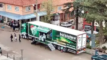 Bursastore Tır'ına Keleslilerden Büyük İlgi