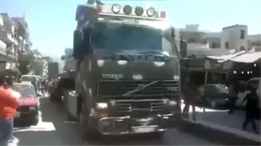 Afrin Sokaklarında PYD Vahşeti! Cesetleri TIR'ın Arkasında Teşhir Ettiler