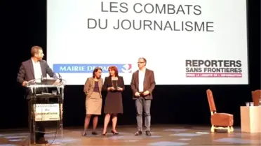 Paris'ten Can Dündar'a Onur Madalyası