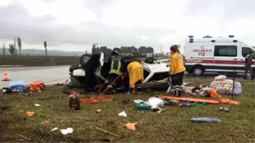 Çorum'da Kaza : 1 Ölü, 7 Yaralı