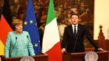 Merkel ve Renzi Mülteci Sorununu Görüştü: Türkiye ile Yaptığımız Anlaşmayı İlerletmeliyiz