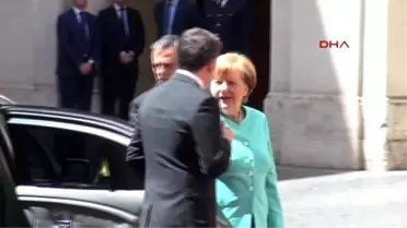 Merkel ve Renzi Mülteci Sorununu Görüştü ?türkiye ile Yaptığımız Anlaşmayı İlerletmeliyiz'