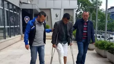 Telefon Dolandırıcısı Tellak Kaçarken Ayağını Kırdı