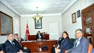 Vakıf Temsilcilerinden Vali Yardımcısı Bircan'a Ziyaret