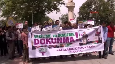 Gaziantep'te Hdp'lilerden Dokunulmazlık Protestosu