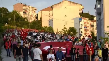 Alaplı'da 19 Mayıs Fener Alayı Coşkusu