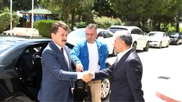 Başsavcı Yeldan'dan Aosb'ye Nezaket Ziyareti