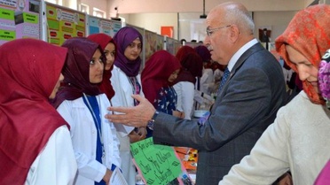 Nevşehir Kız Anadolu İmam Hatip Lisesi'nde Tübitak Bilim Fuarı Açıldı